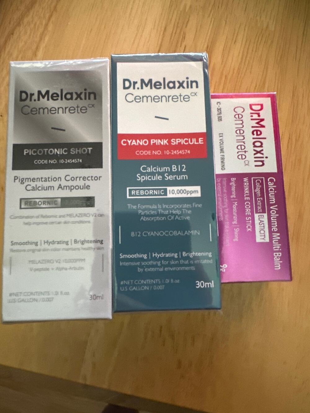 Bundle of 3 - 2 serum- 1 Stick- Dr Melaxin Cemenrete Skin Care